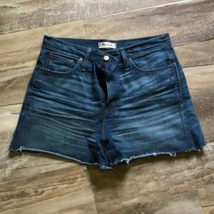 High rise Madewell denim shorts